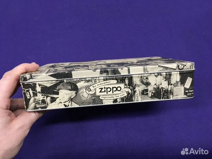 Жестяная коробка Zippo на 10 моделей