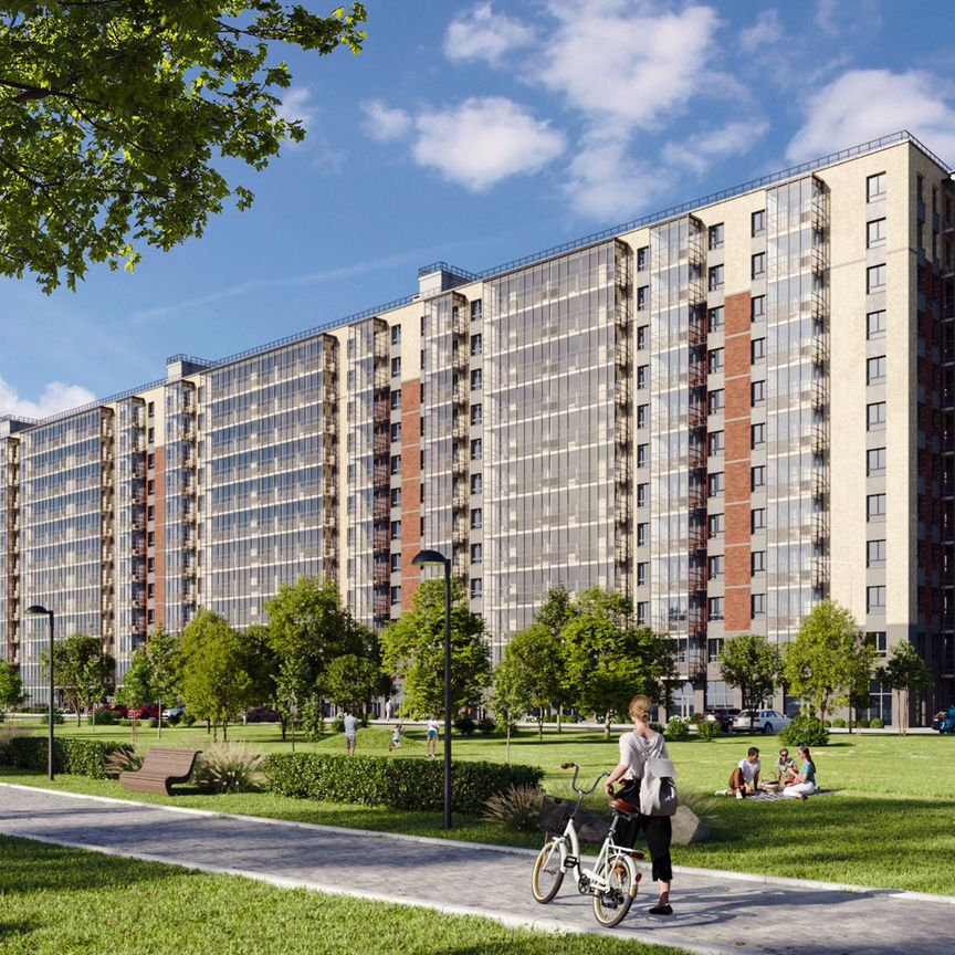 1-к. квартира, 36,3 м², 1/12 эт.