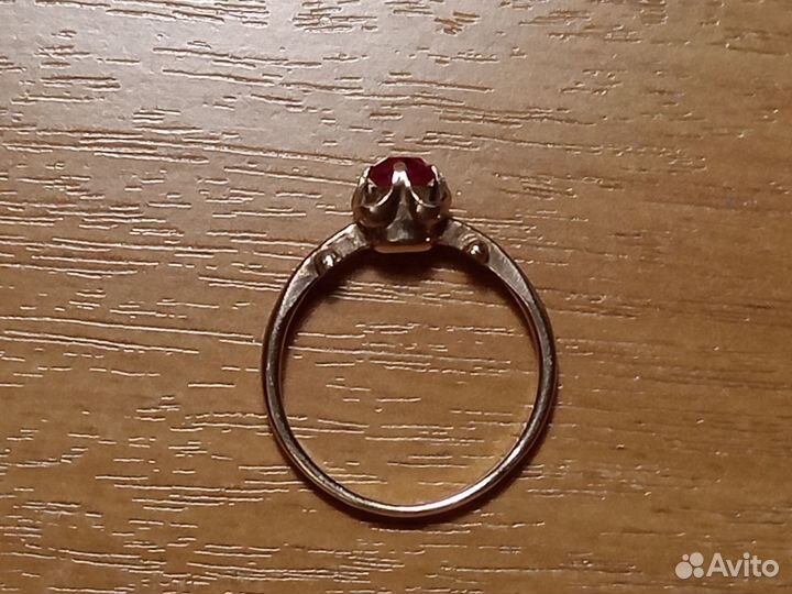 Кольцо позолоченное (серебряное)