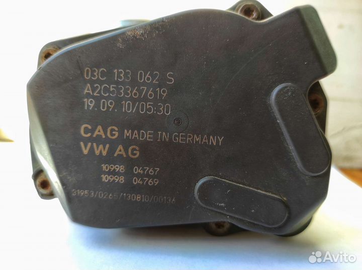 Блок дроссельной заслонки на Skoda Octavia A5