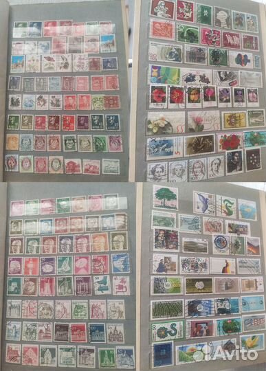 Альбом с иностранными марками 1000шт