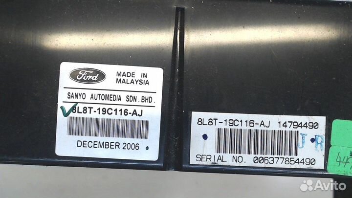 Дисплей компьютера Ford Escape, 2008