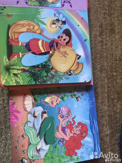 Книга-пазл Русалочка и Муха-цокотуха