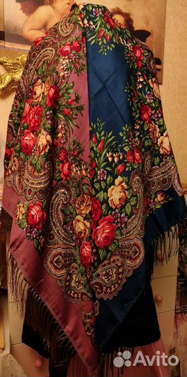 Шаль в русском стиле