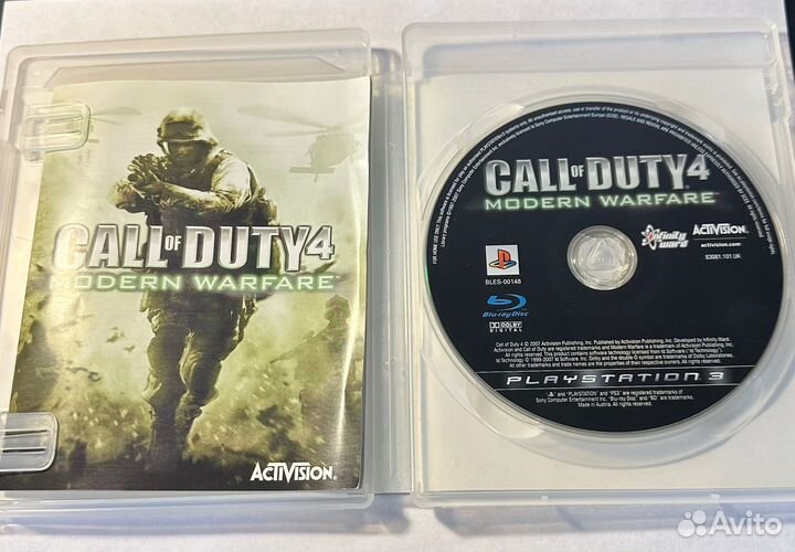 Игры ps3 Call of duty 4