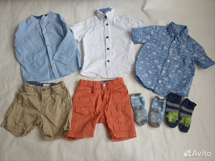 Вещи пакетом 80-92+ обувь