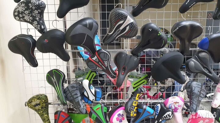 Сиденье велосипедное мягкое,седло