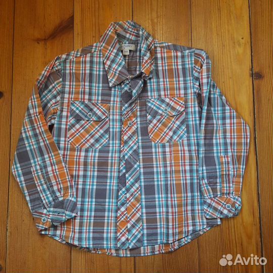 Рубашки на мальчика 5-6 лет, пакетом