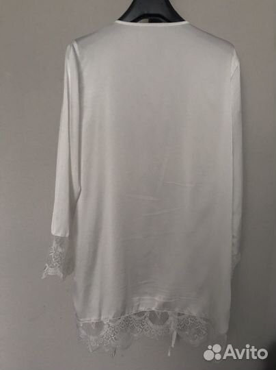 Халат с кружевом XS-S