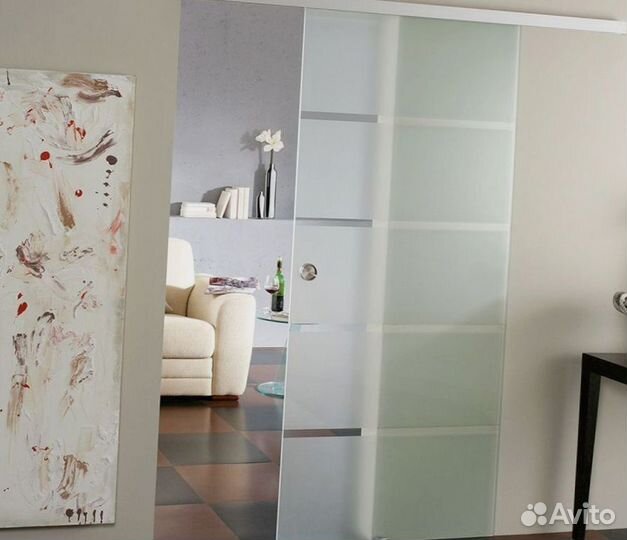 Стеклянные двери на заказ