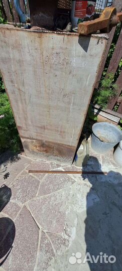 Печка для бани с баком бу из нержавейки