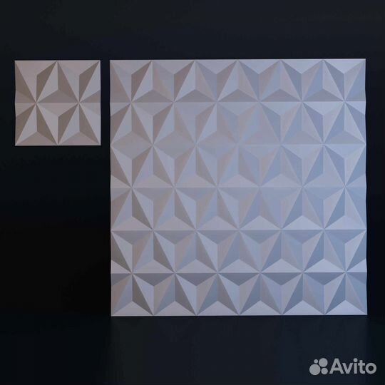 Гипсовая 3D панель 