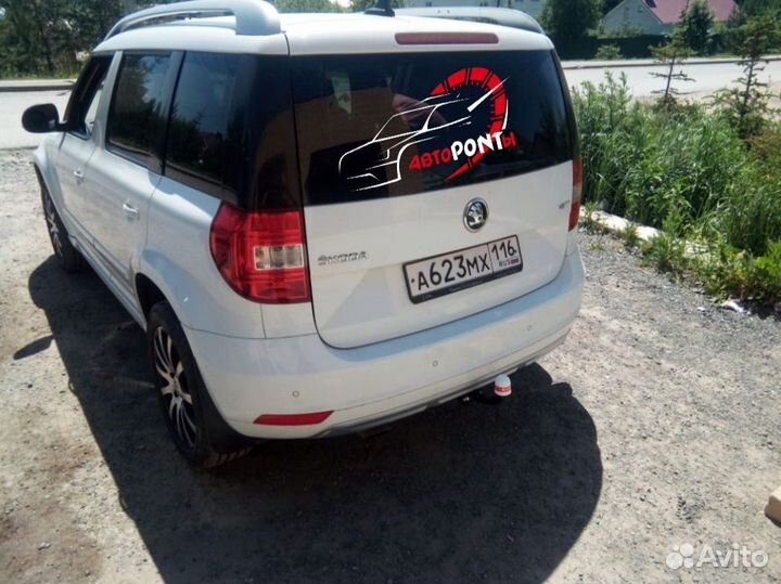 Фаркоп Шкода Ети съемный шар