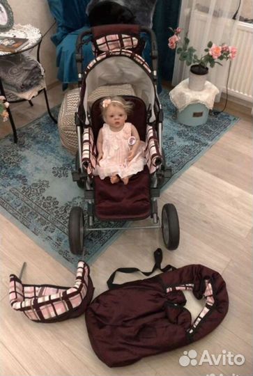 Коляска-трансформер для кукол