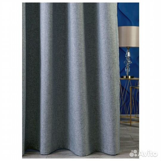 Штора портьерная на шт.ленте sanpa Джеси рогожка-б