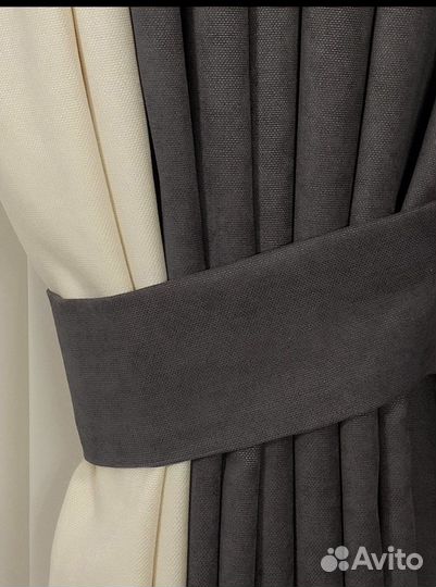 Комбинированные готовые шторы в наличии