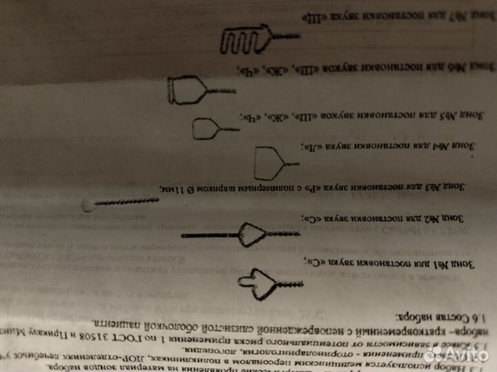 Набор зондов логопедических