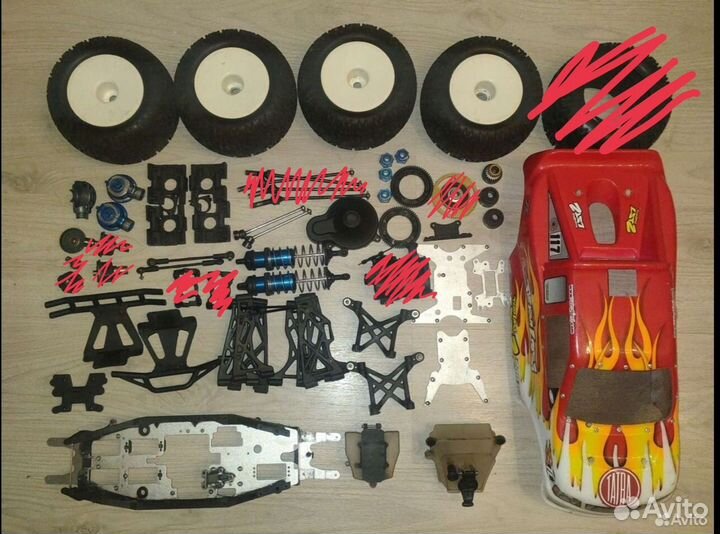 Team losi lst2 нитро/электро запчасти