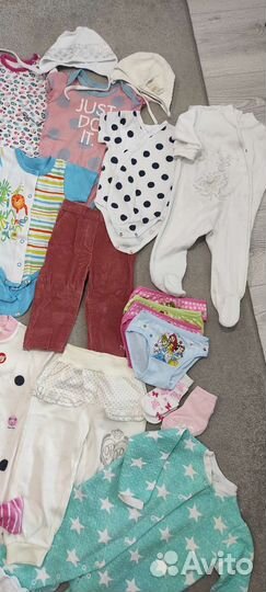 Детские вещи пакетом от 0 до года