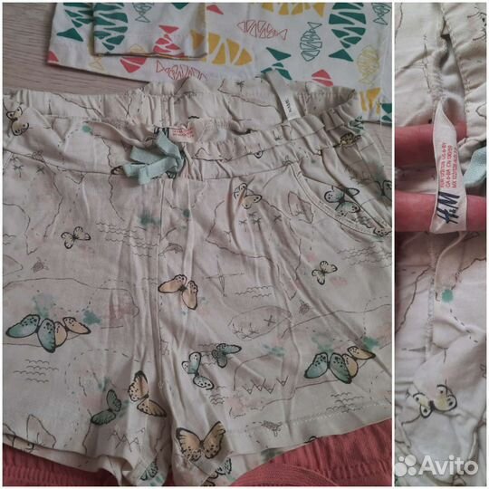 Вещи пакетом на девочку 92, 104, 110