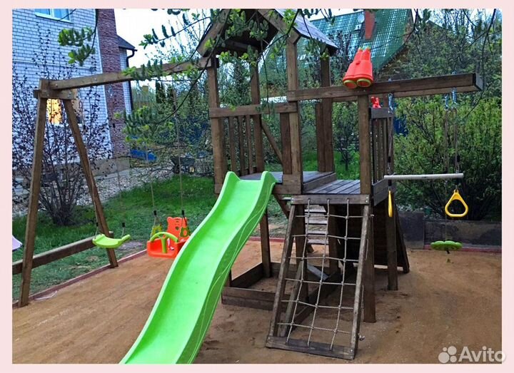 Детская деревянная площадка