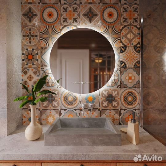 Зеркало Mixline Алон круг - Эконом D700 (550311)