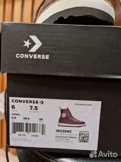 Ботинки Converse Оригинал US10, US6 Unisex