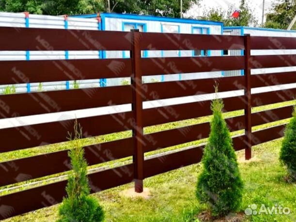 Забор Ранчо горизонтальный