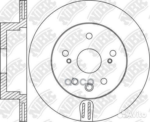 RN1665V Диск тормозной зад