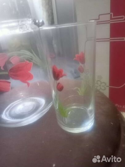 Графин для воды и 6 стаканов