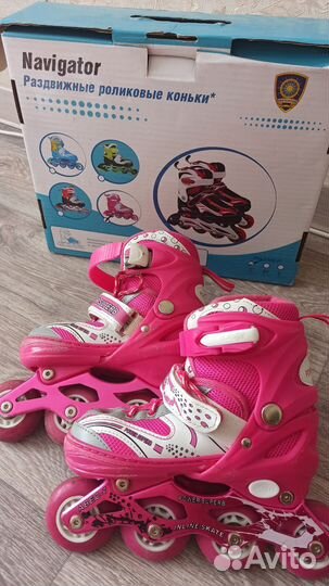 Роликовые коньки детские раздвижные