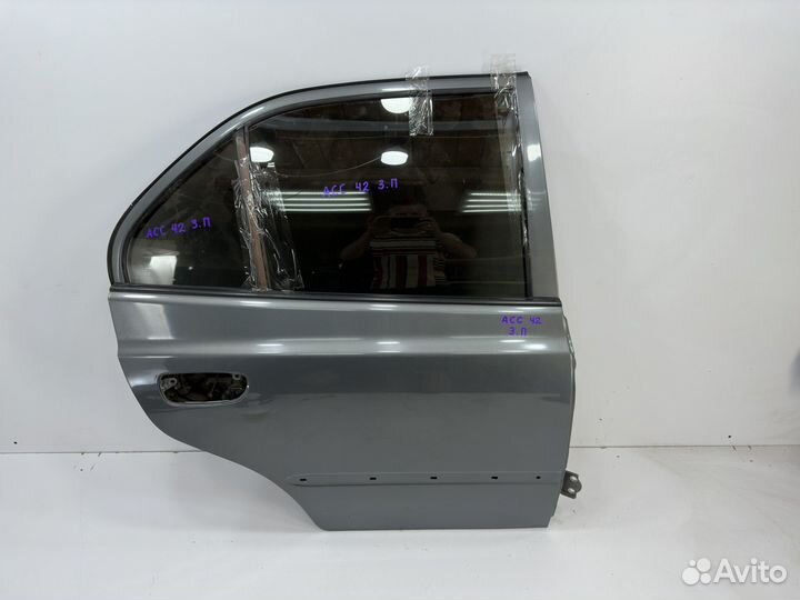 Hyundai accent дверь задняя правая серая