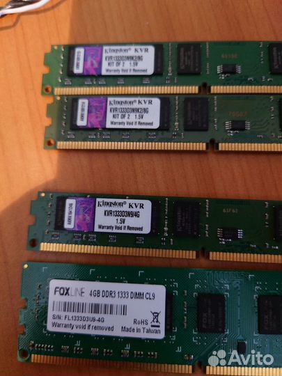 Оперативная память DDR3 4GB