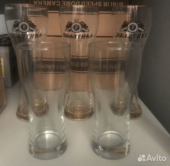 Стопки и бокалы для пива