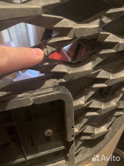 Решетка радиатора на hyundai solaris 2 рестайлинг