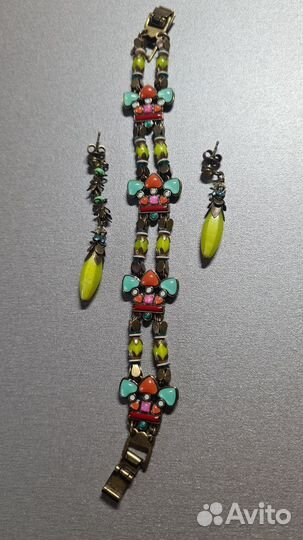 Комплект браслет и серьги. Konplott