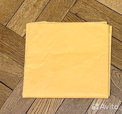 Упаковочная бумага желто-оранжевая