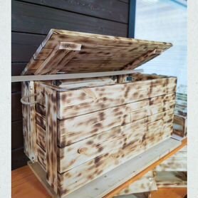 Ящик деревянный с крышкой, сундук