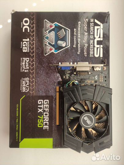 Видеокарта asus geforce GTX 750