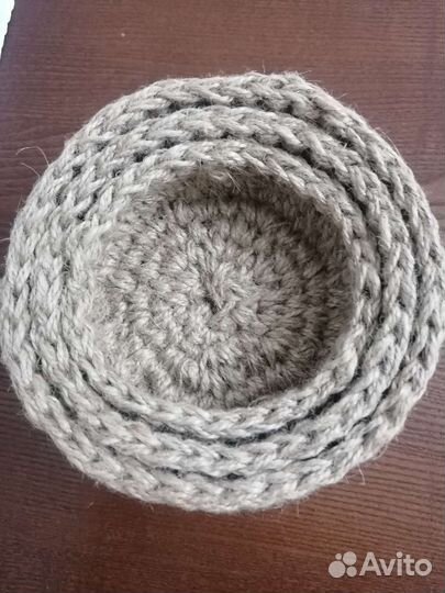 Набор корзиночек, 12,14,16 см в диаметре