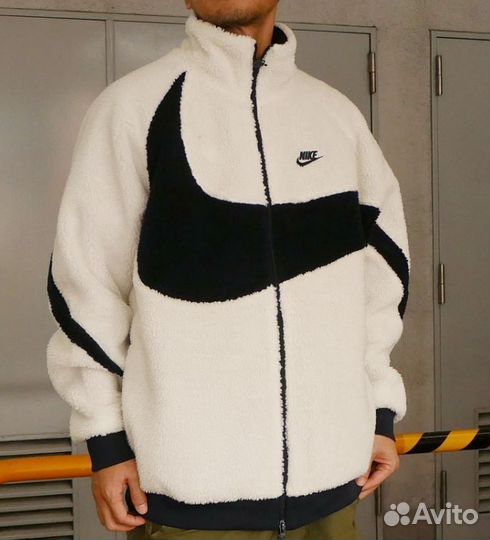 Куртка nike барашка двухсторонняя