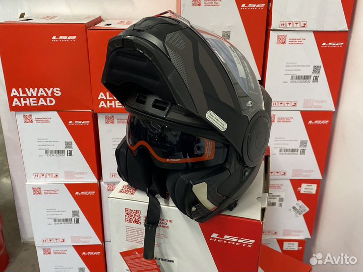 Мото шлем модуляр LS2 FF902 Scooe axis L