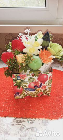 Букет цветов из мыла