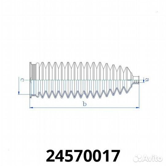 Пыльник (14*153*51) mini Cooper (R60), Clubman(R55