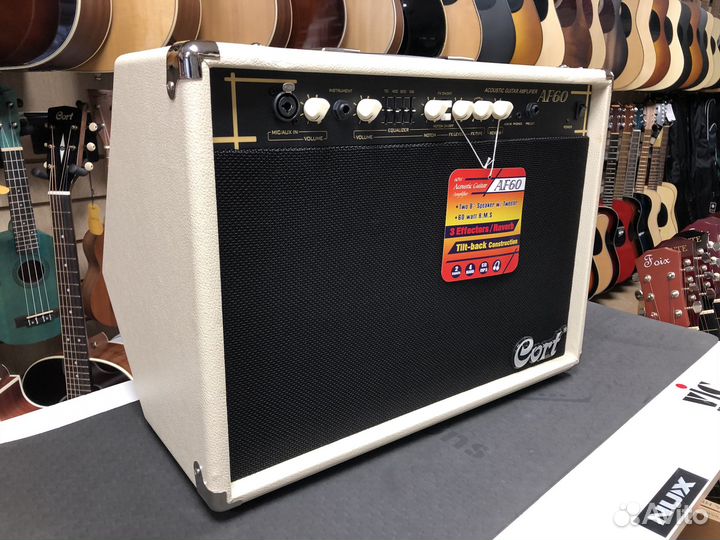 Комбо для акустической гитары, Cort AF60-EU, 60 Вт