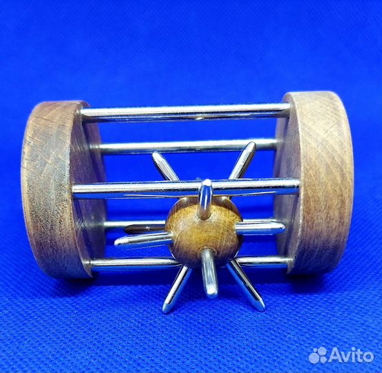 Головоломка металл+дерево