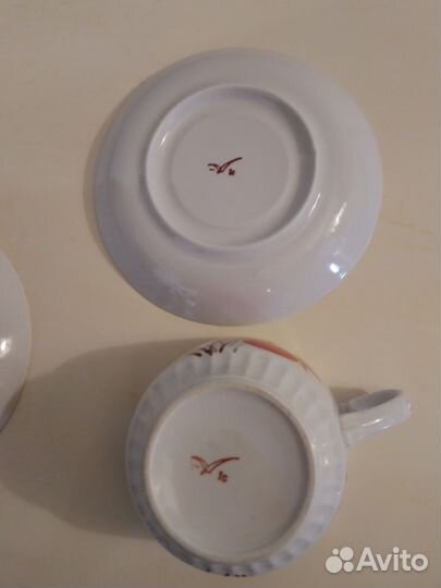 Чайные пары фарфор Кисловодский