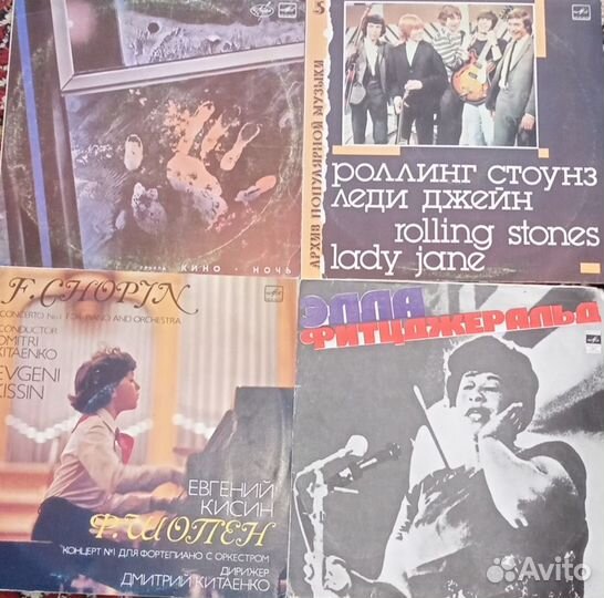 Виниловые пластинки б/у большая коллекция