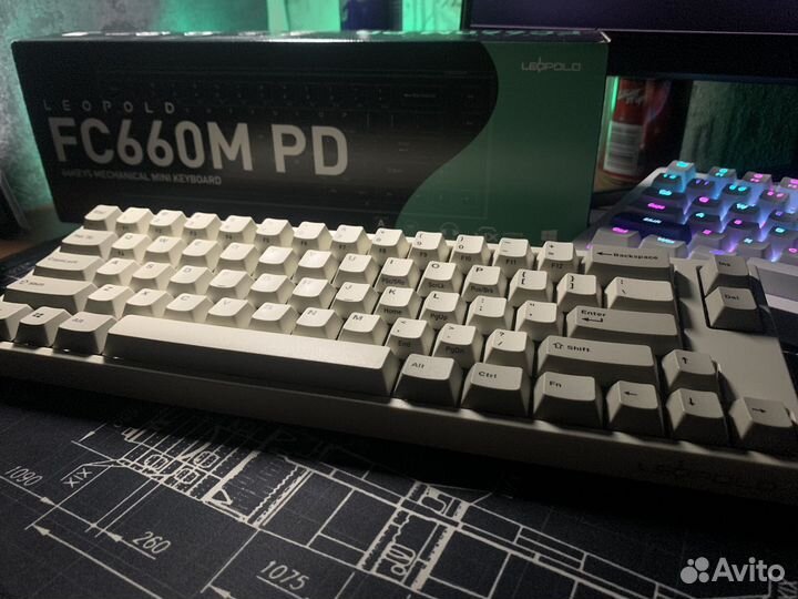 Игровая механическая клавиатура leopold FC660M PD