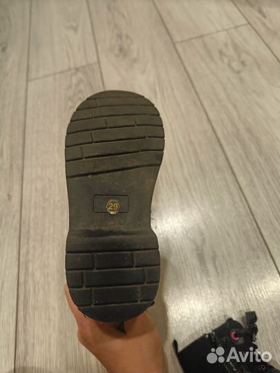 Ботинки демисезонные для девочки 29 размер